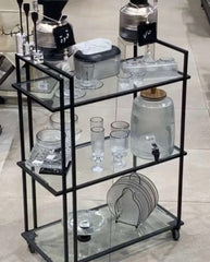 Metal Coffee Serving Table